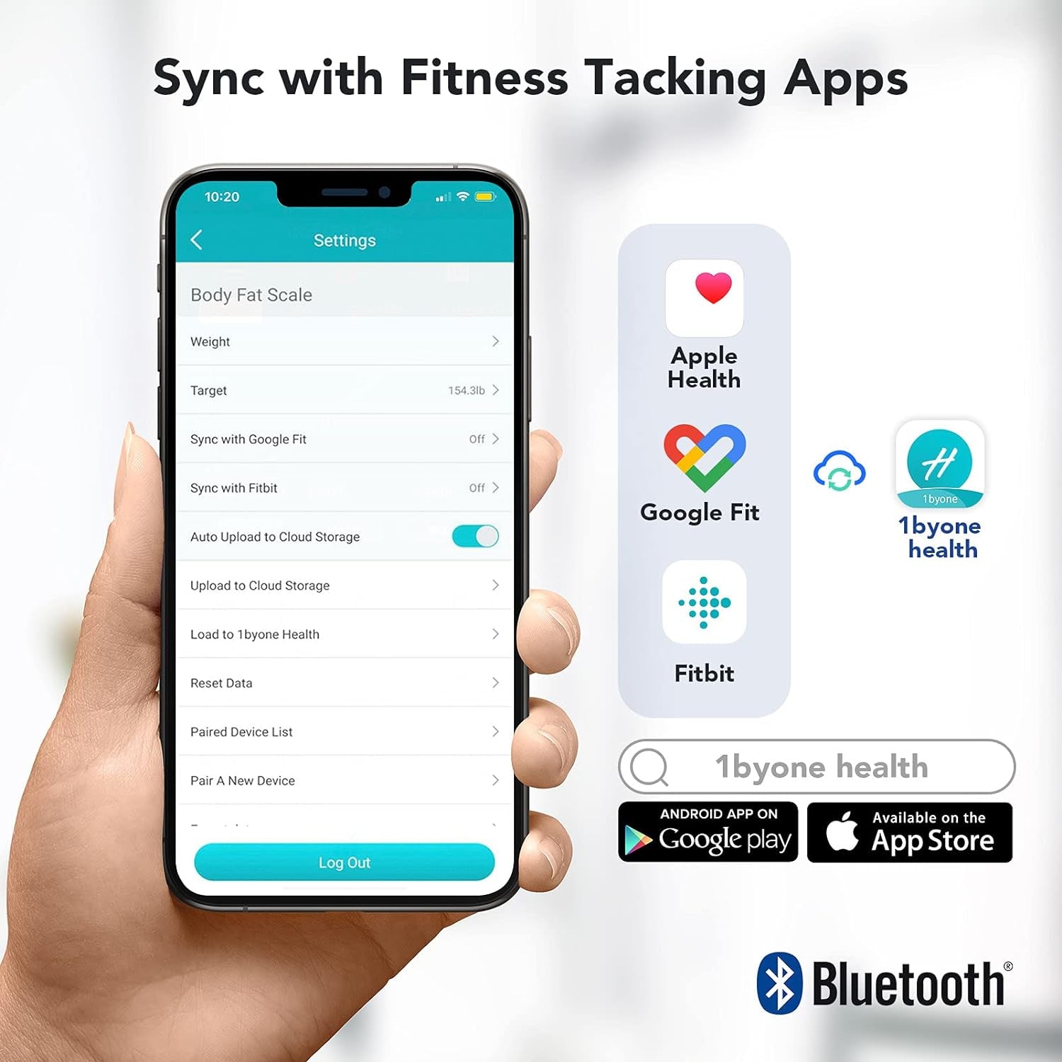 Body Weight Scale, Body Fat Scale, Digital Bathroom Scales, Accurate ITO Technology Bluetooth Scale with BMI, 14 Measurements, 3 AAA Batteries and Body Tape Measure Included, 400Lbs